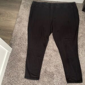 Athletic works size 3X black 90% cotton  pant